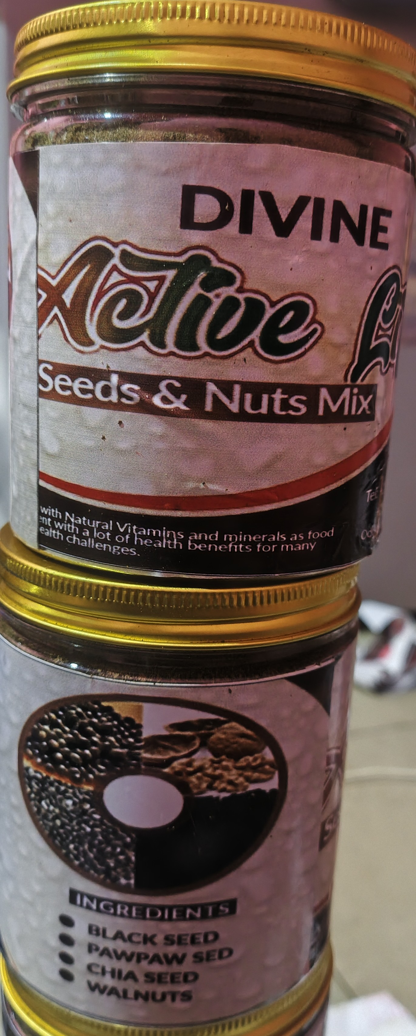 Divine Active Life seeds and nuts mix