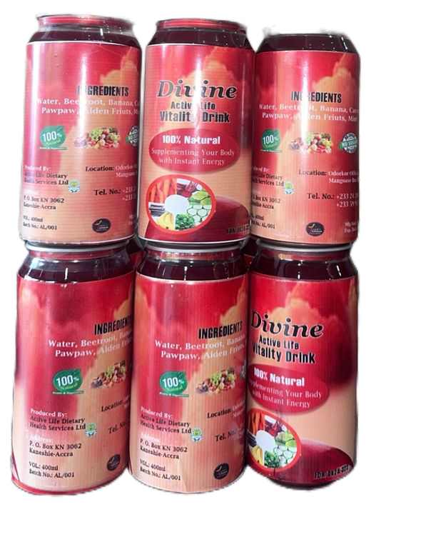 Divine Active Life vitality drink